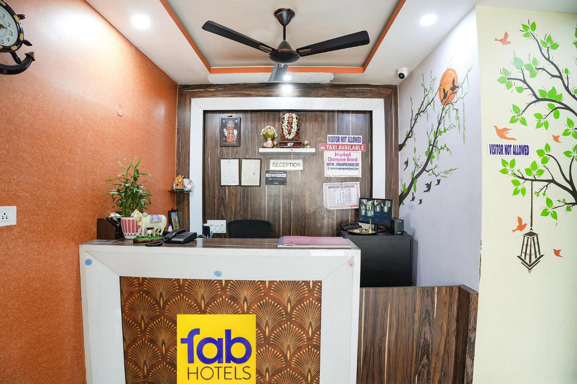 Fabhotel Champion Grand - Nr Fortis Hospital, Nagarbhavi Jālahalli 外观 照片